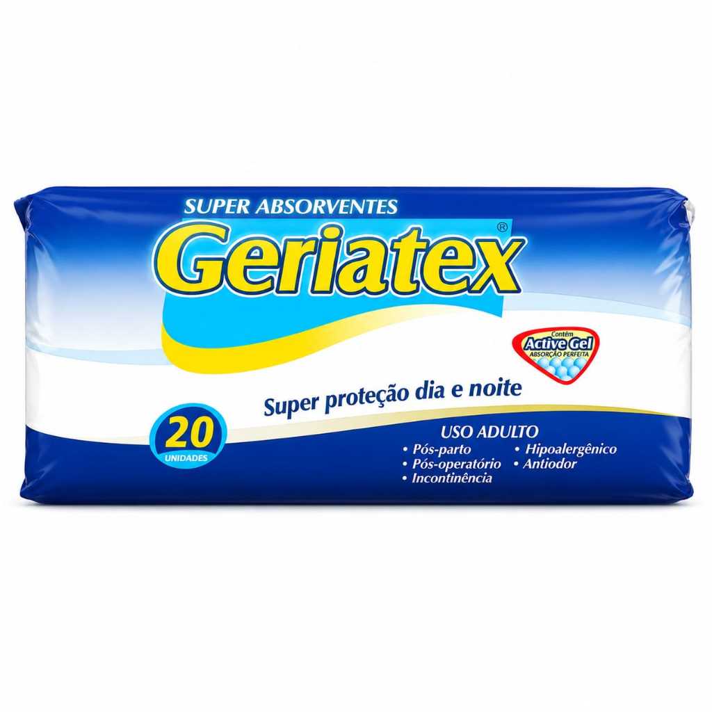Super Absorvente Geriatex com 20 unidades