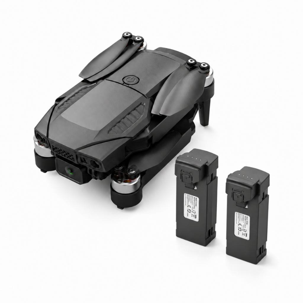 Drone F198 Câmera Dupla Brushless Dobrável com Retorno 360° Controle por App Ideal para Fotos Vídeos