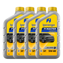 Kit 4 unidades de Óleo 5W40 SP Sintético F1 Master Ipiranga
