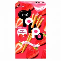 Biscoito Palito Recheado Toppo Sabor Morango