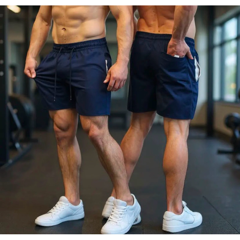 Short Masculino Tactel com Elastano Para Academia Praia Treino