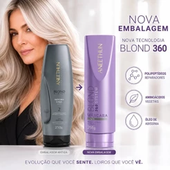Mascara Cinza 250g Blond System Aneethun