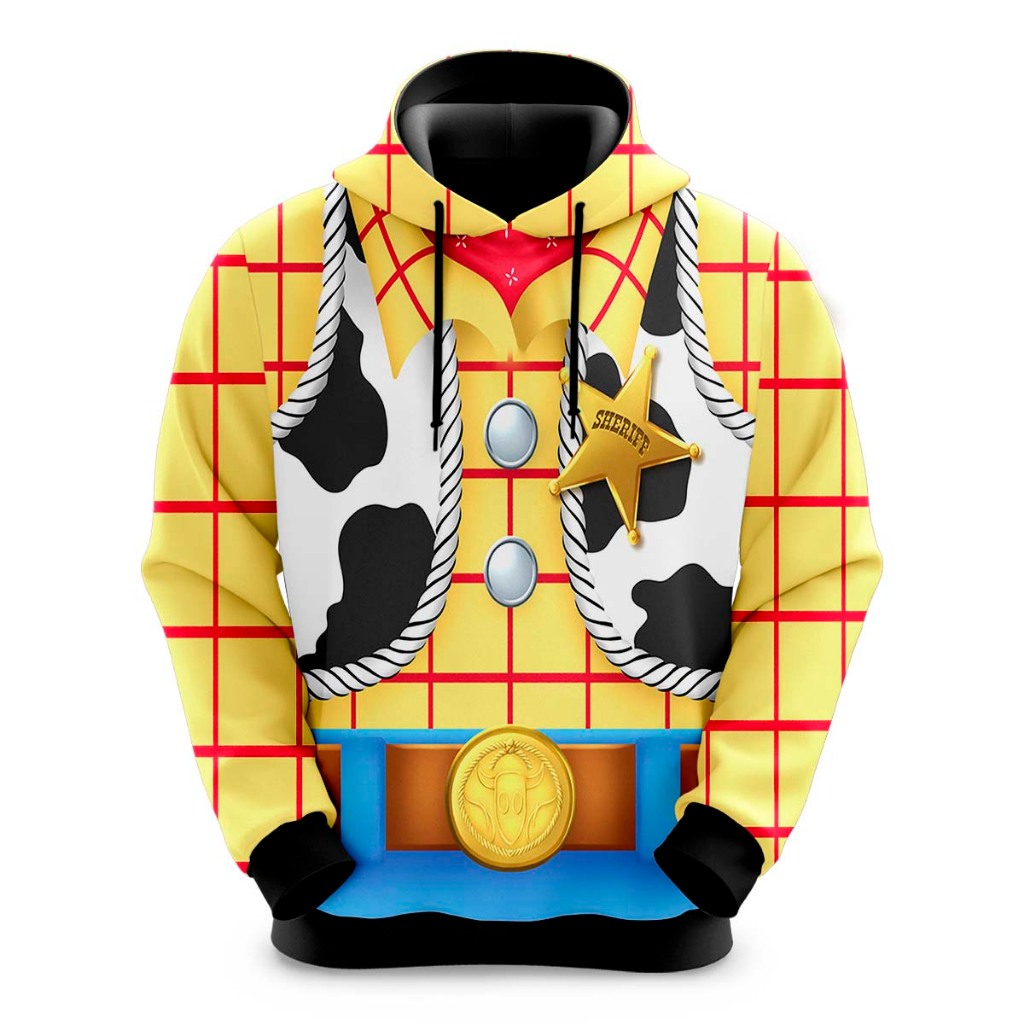 Blusa De Moletom Xerife Woody Buzz Lightyear Jessie Toy Story Escolha Personagem