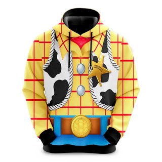 Blusa De Moletom Xerife Woody Buzz Lightyear Jessie Toy Story Escolha Personagem