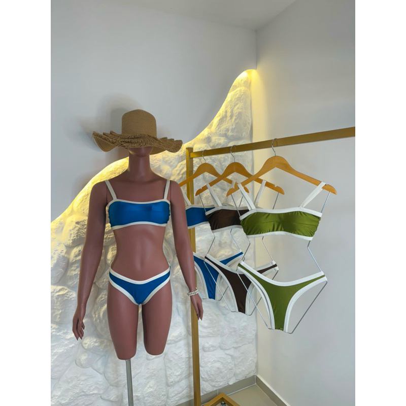 Biquíni Virgínia Forrado, Tecido proteção UV Beach gloss praia