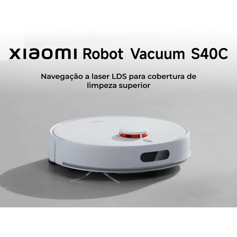 Robô Aspirador Inteligente 2 em 1 | Xiaomi Robot Vacuum S40C