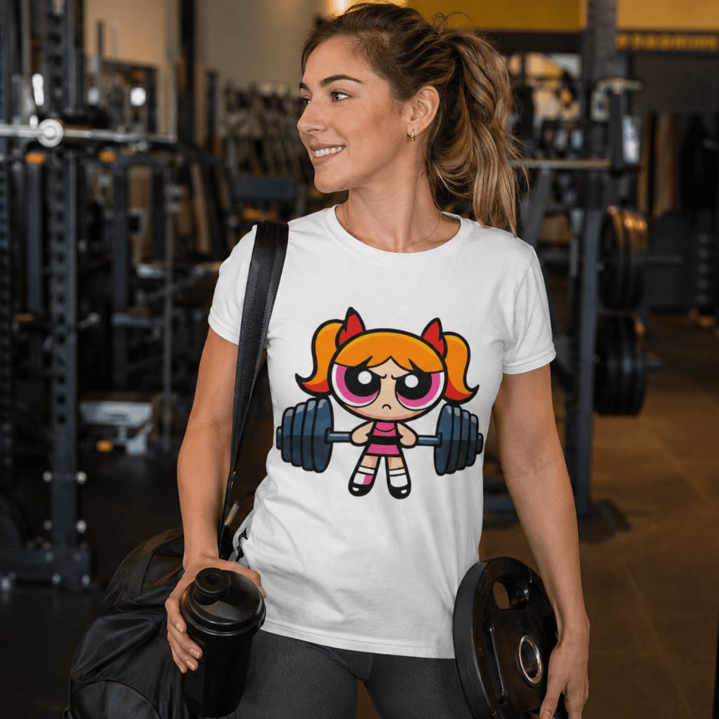 Camiseta Fitness Feminina MENINAS SUPER PODEROSAS Blusão Academia Gym 100% Algodão Premium Streetwear Oversized