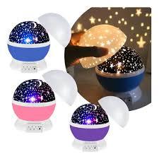 Luminária Projetor Abajur Infantil Estrelado 360º Galaxy Star Master Projetor de Estrela