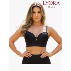Sutiã Reforçado com Bojo Feminino Modelador Alta Sustentação Confortável