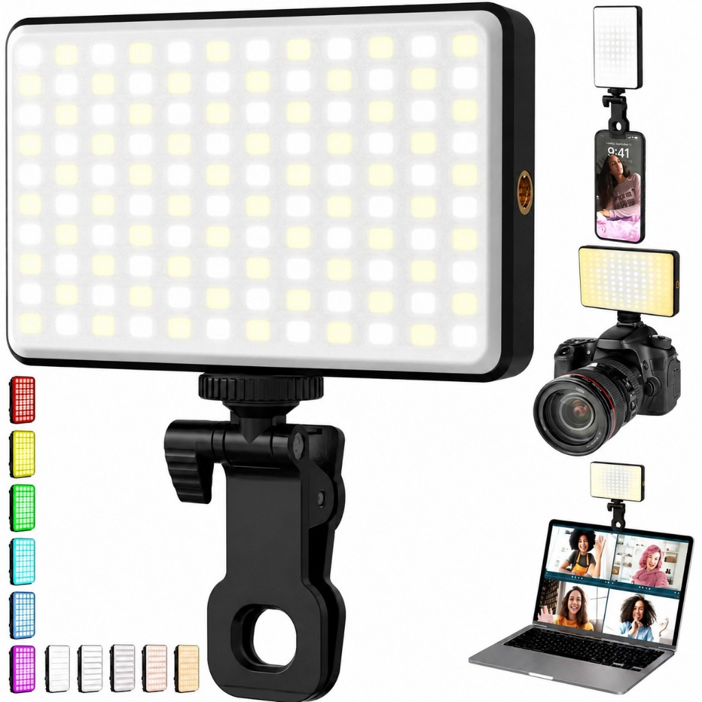 Luz De Preenchimento Led Para Selfie Live Recarregável Iluminação Profissional