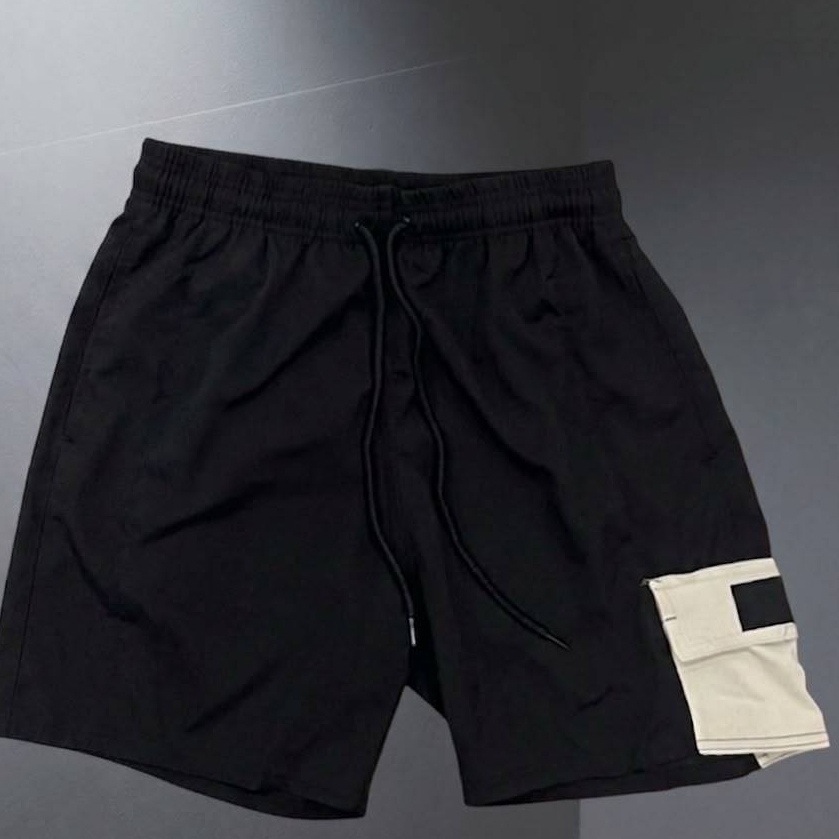 Bermuda Cargo Masculina Elastano Premium Exclusivo com 3 bolsos Short Dryfit Tactel Praia Academia Carnaval