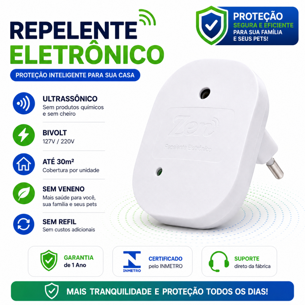 Replente Eletrônico Zen On Eletrônicos 30m Bivolt