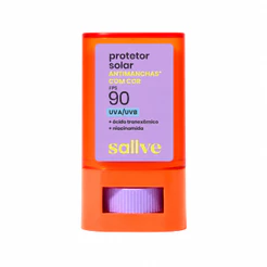 Protetor Solar Bastão com Cor Antimanchas FPS 90 15g Sallve