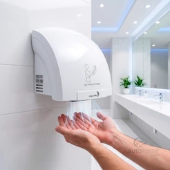 Secador De Mãos Automático Sensor Infravermelho Importway 1500W Uso Comercial Higiênico Banheiro