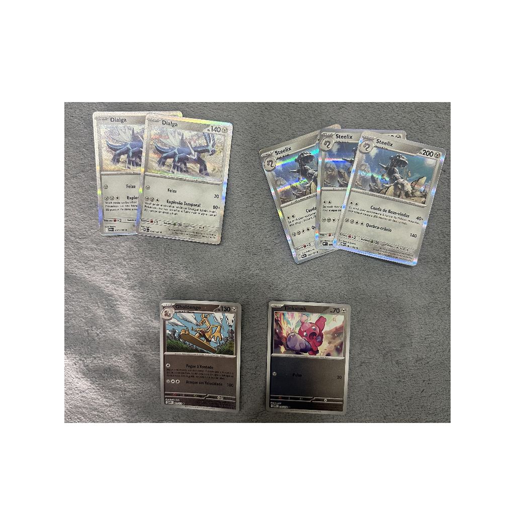 Pokémon TCG Mega Evolução (ME1/132) | Reverse Holo e Holo Steel | Complete seu Master Set | Original Copag