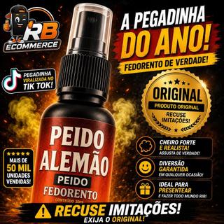Peido Alemão Peido Pronto Pum Pegadinha Super Forte Zoeira Pegadinha 30ml