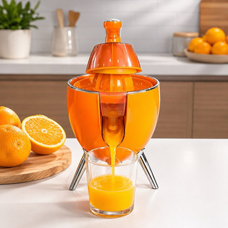 Espremedor Elétrico De Laranja Portátil 220V Máquina Profissional Separador De Bagaço