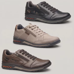 Sapatênis Masculino Pegada Casual Couro Legítimo Original