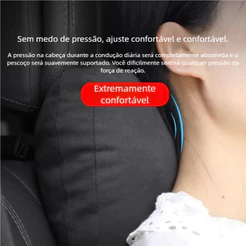 Suporte de Pescoço Ajustável Acessório Para Interior de Veículos