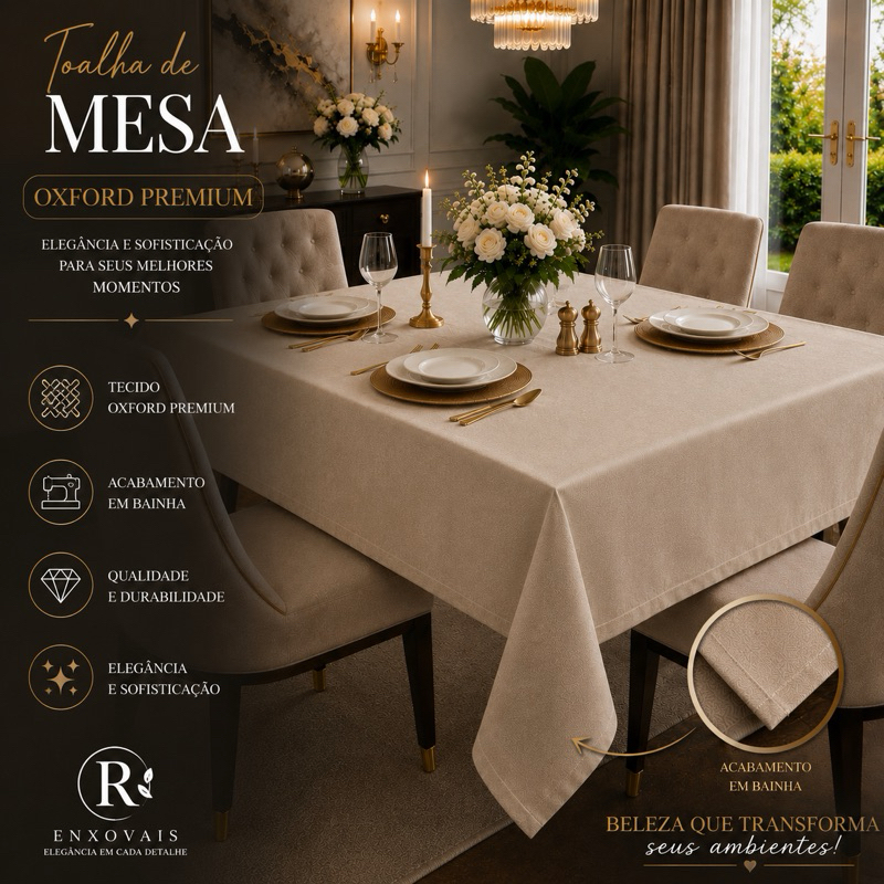 Toalha de Mesa Para Cozinha 4 Lugares 6 Lgores 8 Lugares Cores Vibrantes
