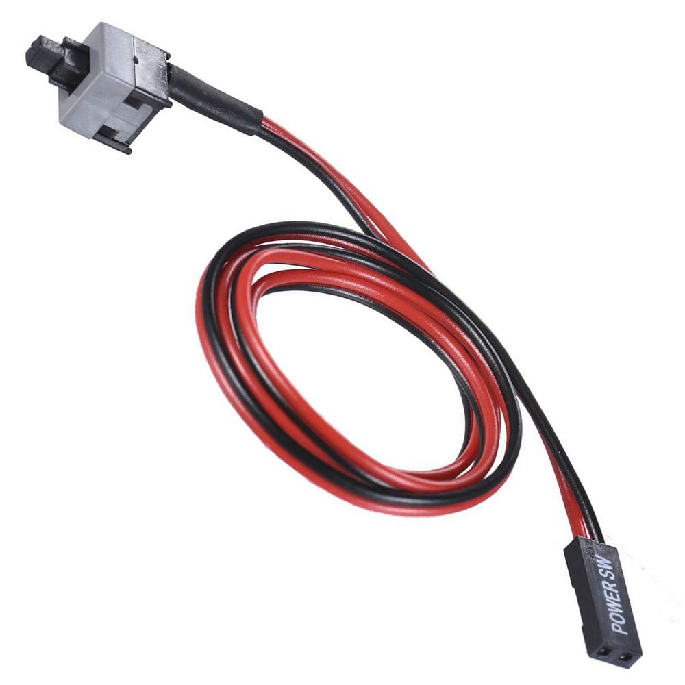 Cabo Power SW Reset Botão On/Off Interruptor ATX Para Placa Mãe Mineração BTC