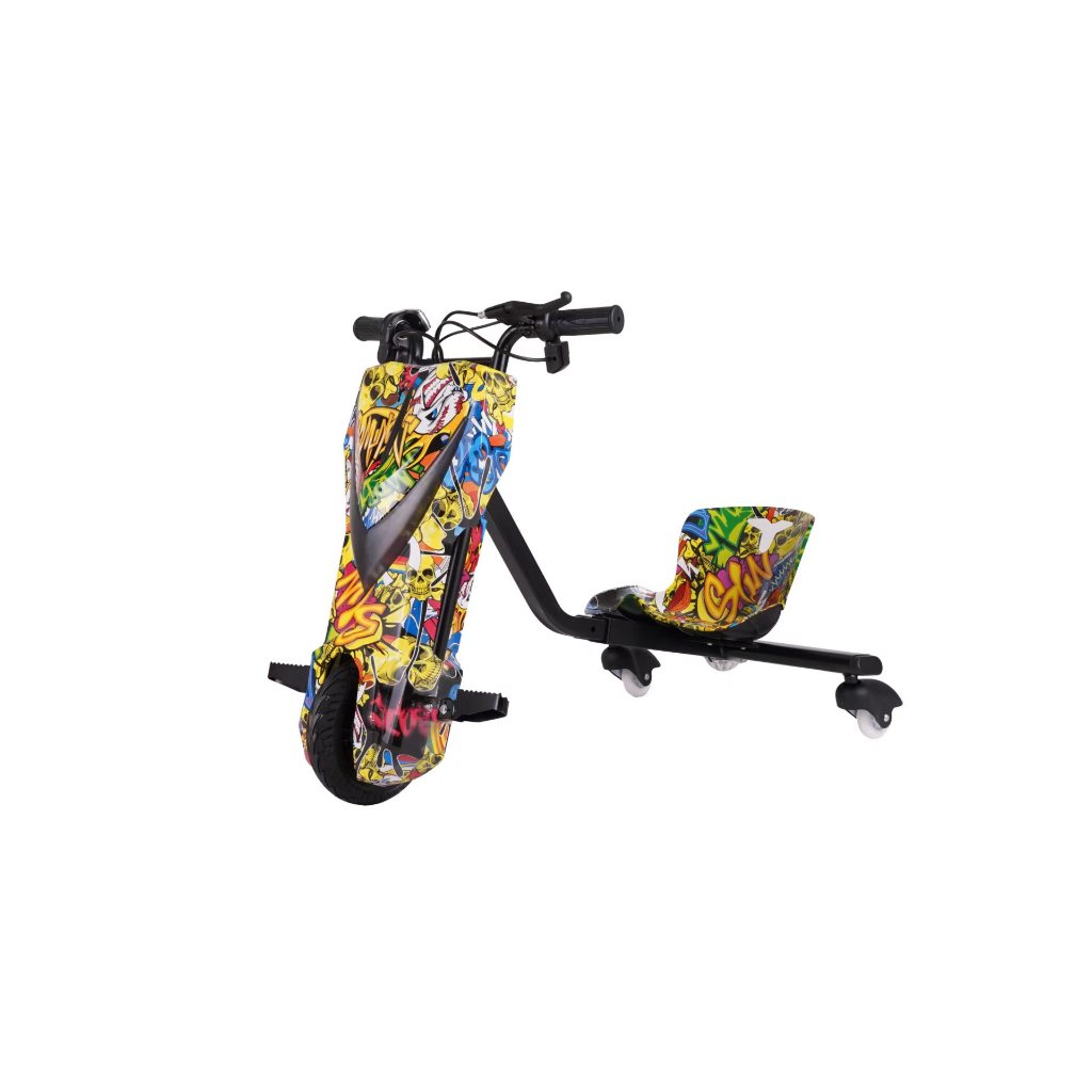 Triciclo Infantil Elétrico Drift Oficial 6.5 Poleg. Com Luz LED e Bluetooth MP3