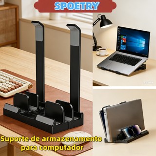 Suporte de mesa organizador Ajustável Conjunto de duas peças  para iPad e Tablet