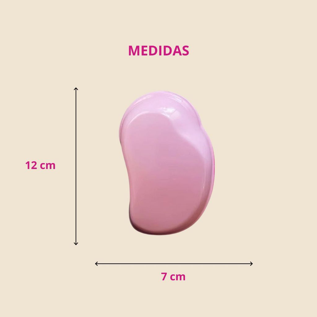 KIT 5 Escovas Mágica de Bolsa Portátil Compacta Desembaraçadora de Cabelo — imagem 2 de 2
