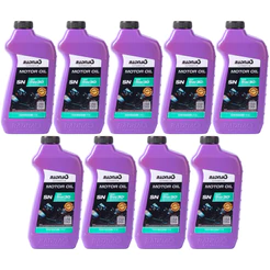 Kit 9L Óleo De Motor 5W30 API SN Sintético Radnaq 1 Litro
