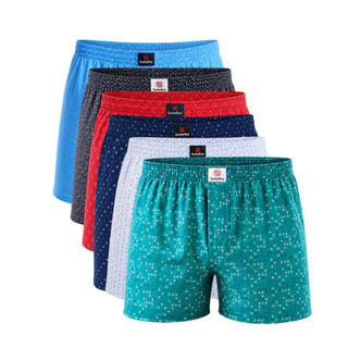 Kit 6 Cueca Samba Canção Masculina Microfibra Shorts de Dormir