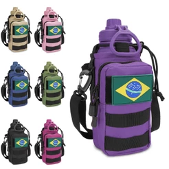 MODUS Garrafa Térmica 1000ML Inox 304 – Bolsa Tática Inclusa Conserva Quente e Frio Ideal para Trilha e Viagem