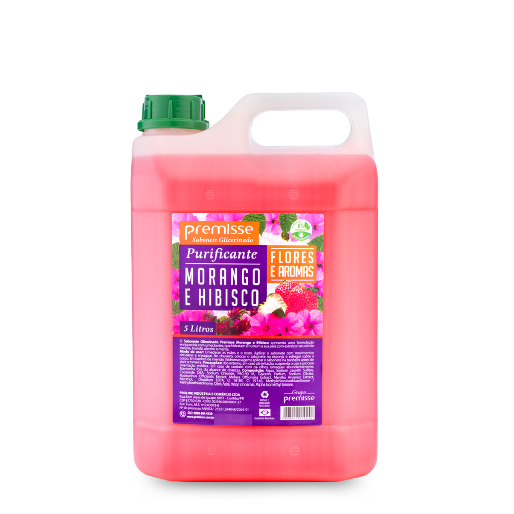 Sabonete Líquido Morango e Hibisco 5L Premisse