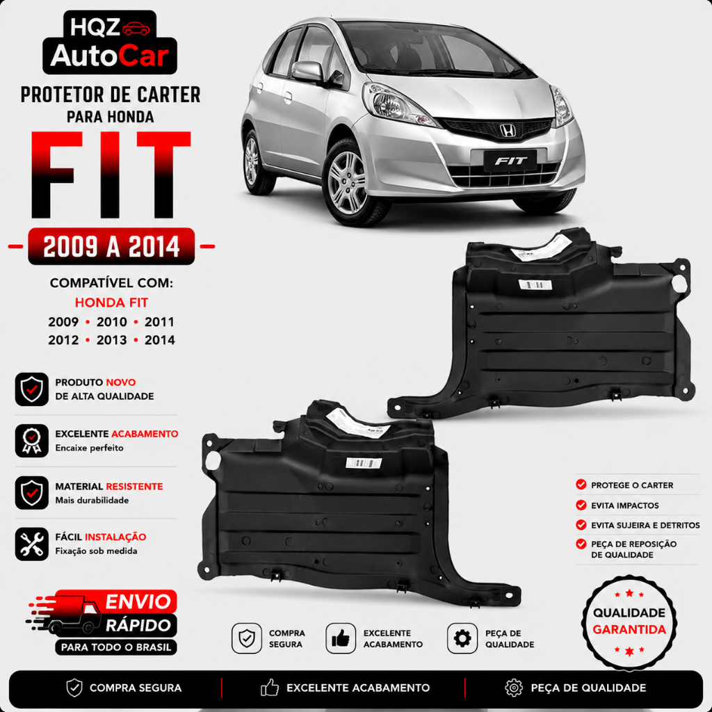 Parabarro Honda Fit 2009 2010 2011 2012 2013 2014