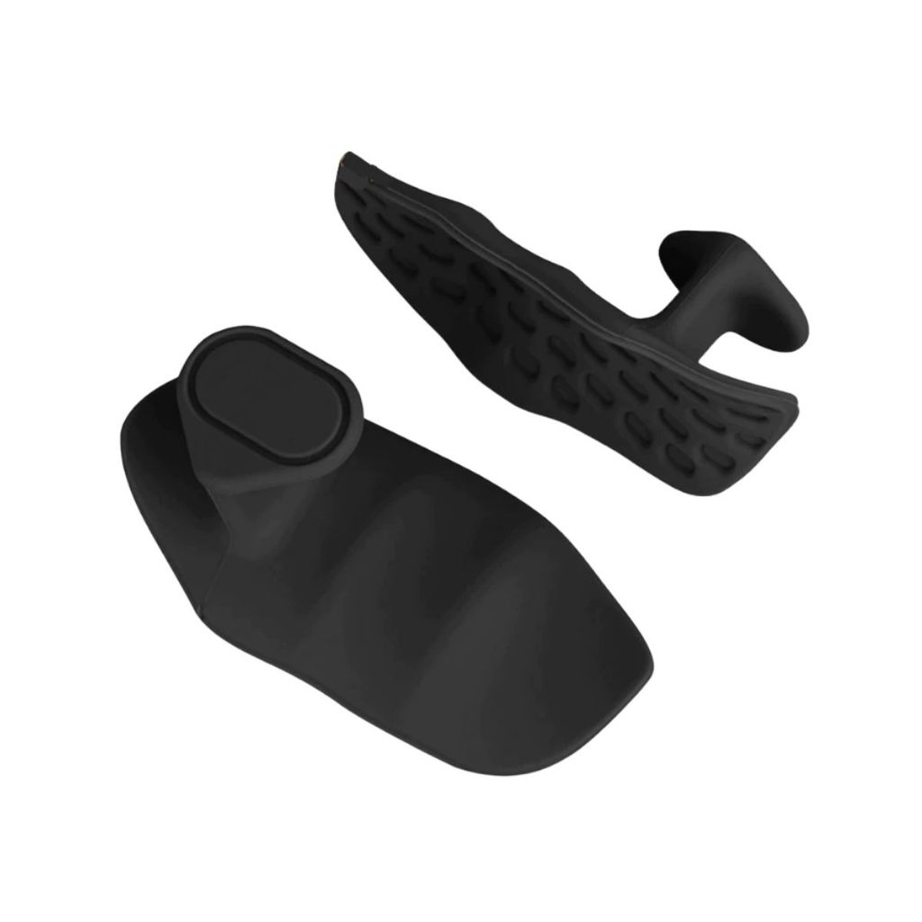 Luvas de Levantamento de Peso com Grip Antiderrapante em Silicone Preto