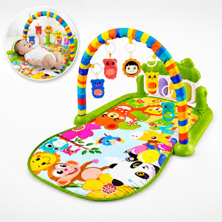 Ginásio Infantil Musical para Bebê Tapete Educativo com Piano e Brinquedos