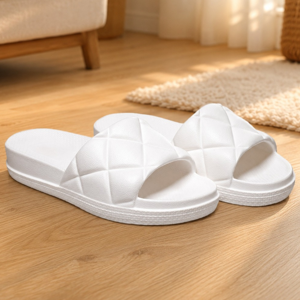 Chinelo Slide Nuvem Feminino em EVA Macio Leve e Confortável para Casa, Praia e Dia a Dia