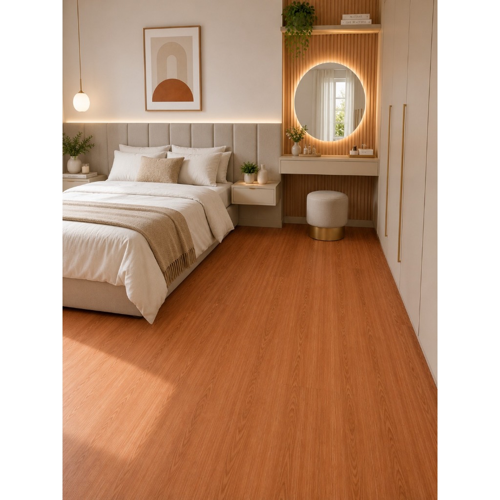 Piso Vinilico Autocolante Régua Adesiva Madeira Decoração Casa 5m²