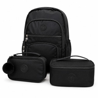 Mochila Bolsa Feminina Impermeável Grande Resistente Notebook Escolar Faculdade Viagem Moderna