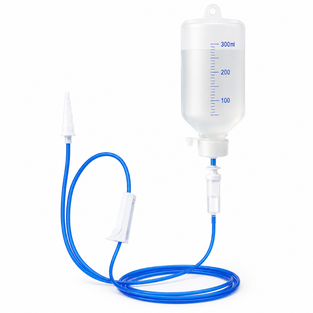 10 Equipos Enterais Escalonados + 10 Frascos Dieta Nutrição Enteral 300mL