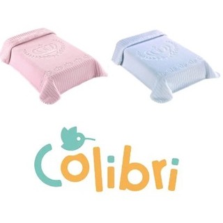 Cobertor Colibri de Bebê em Alto Relevo Linha Exclusive Hipoalergênico 80X1,10m