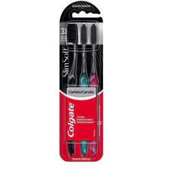 Escova de Dente Colgate Slim Soft 3 unidades