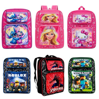Mochila Infantil Escolar Grande Personagens Menino e Menina Volta as Aulas  Escolar
