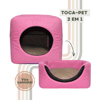 Cama Toca Pet Iglu 2 em 1 para Gato e Cachorro | Casinha Pet Macia com Almofada | Tamanho…
