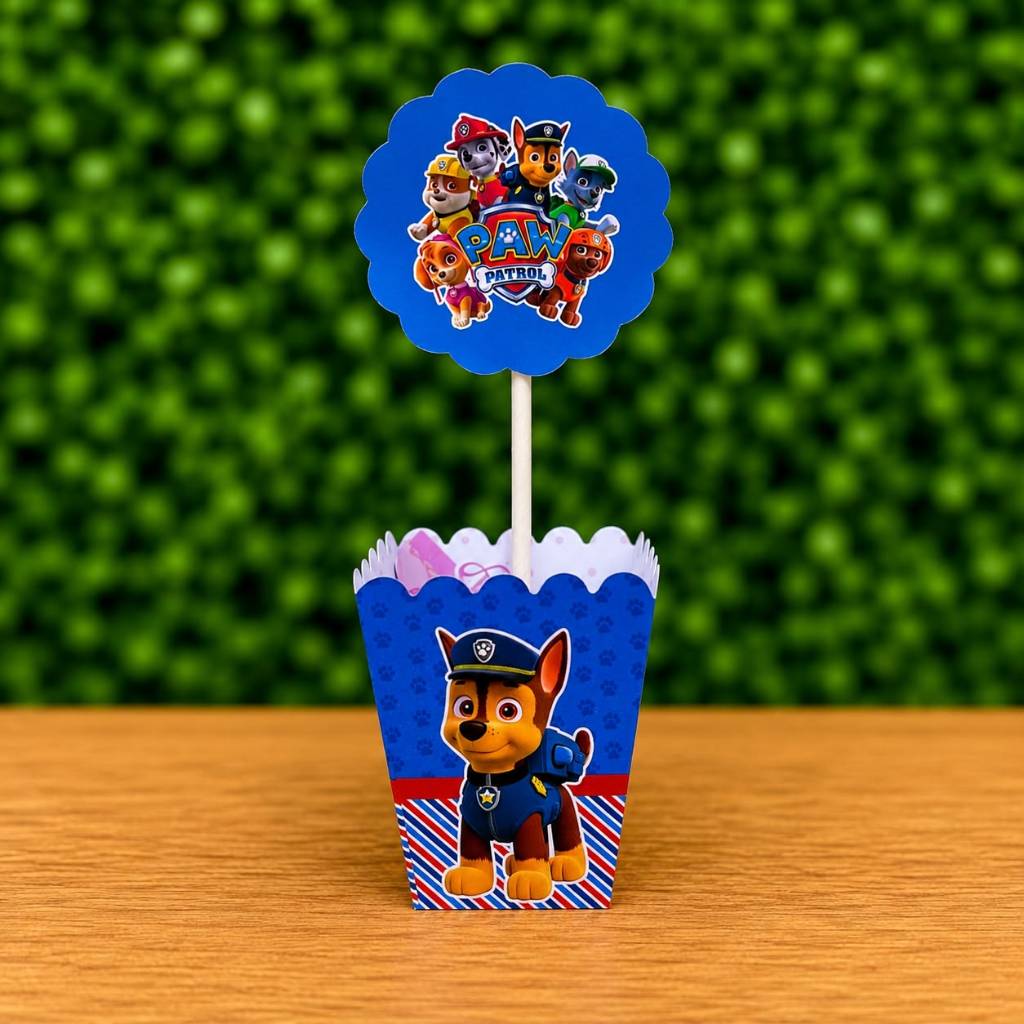 Centros de mesa PATRULHA CANINA festa infantis lembrancinhas de aniversario mimo decoração personalizados