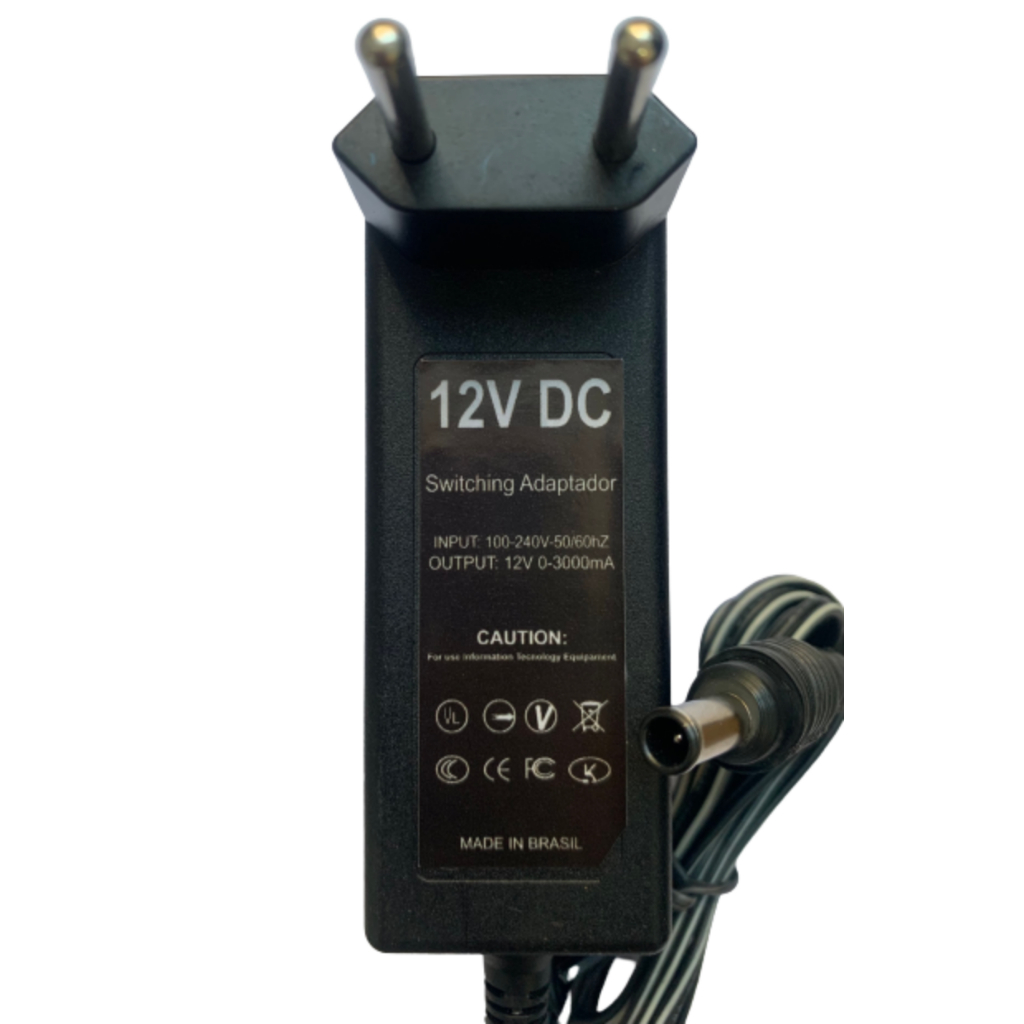Fonte 12v 3a bivolt para monitores LG Flatron