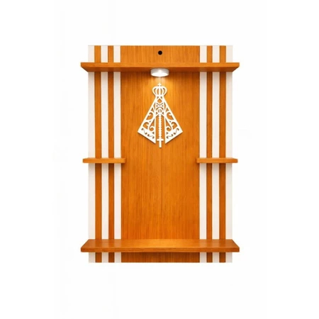 Mini Oratório 50X35 Personalizado com a Imagem de Nossa Senhora Aparecida