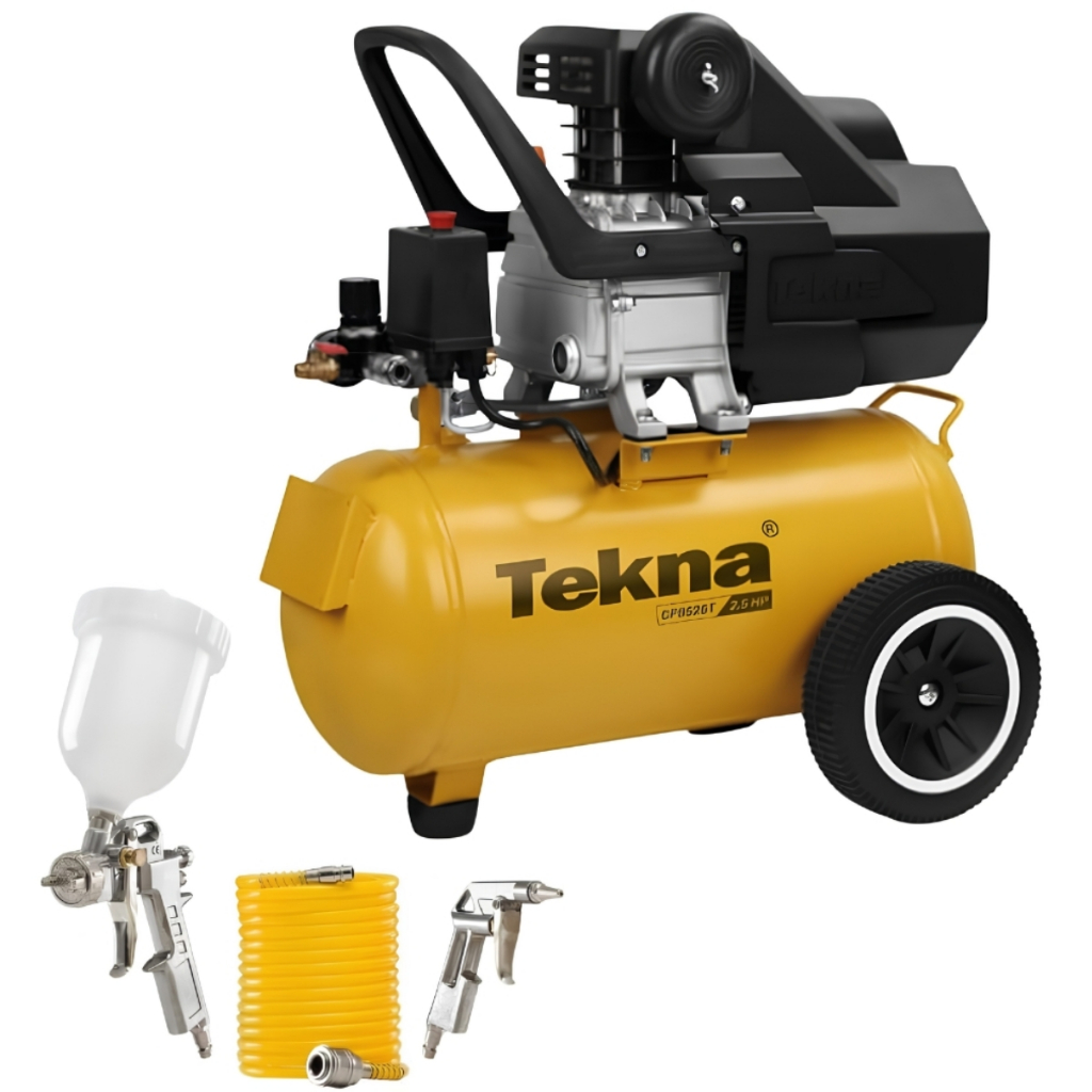 Compressor de Ar 2.5hp 24 Litros Cp8525t-1ck3 110V Tekna