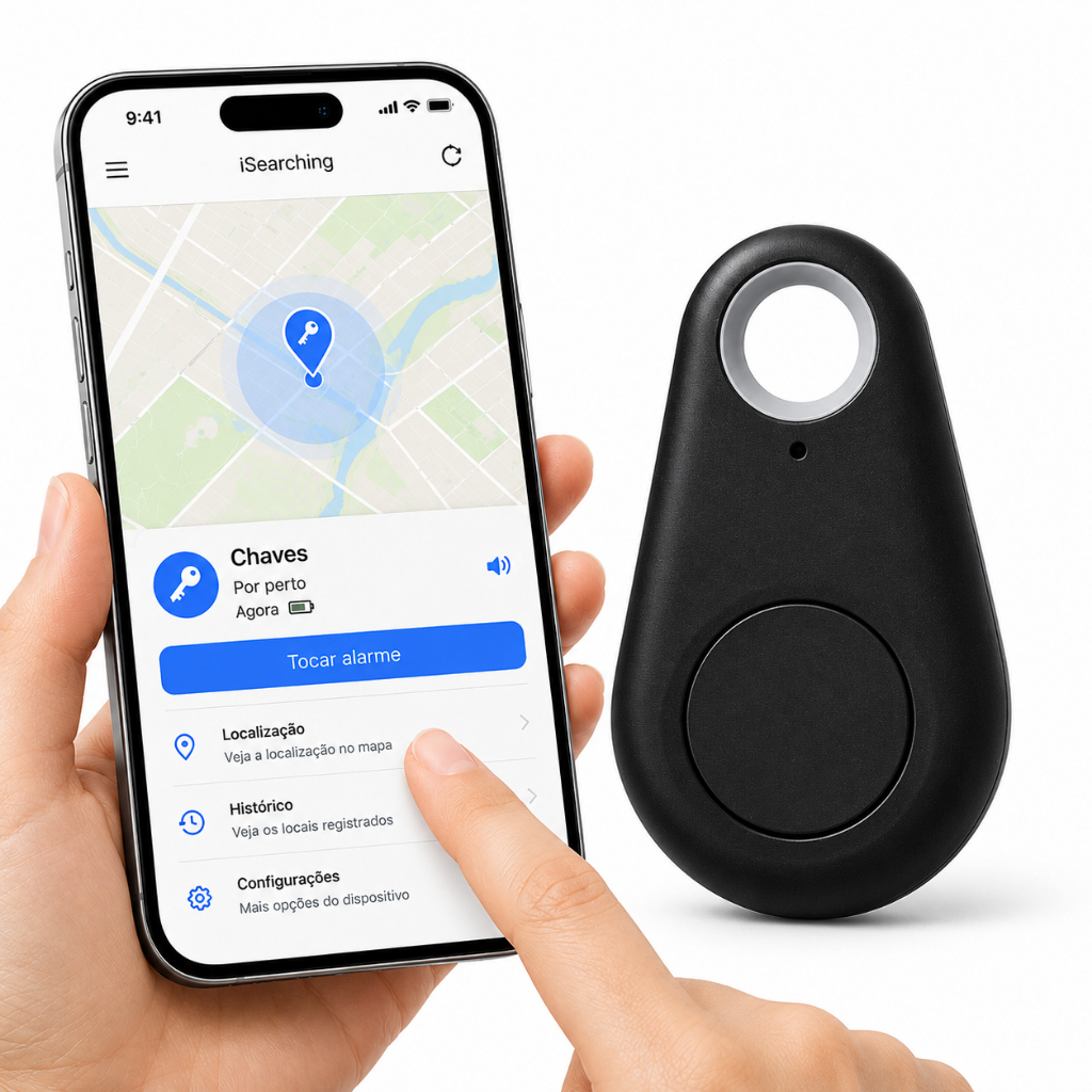 Kit 3/2/1 Mini Rastreador Bluetooth iTag Localizador Para Bagagem Mala Mochila Carteira Chaves Bolsa Anti-Perda