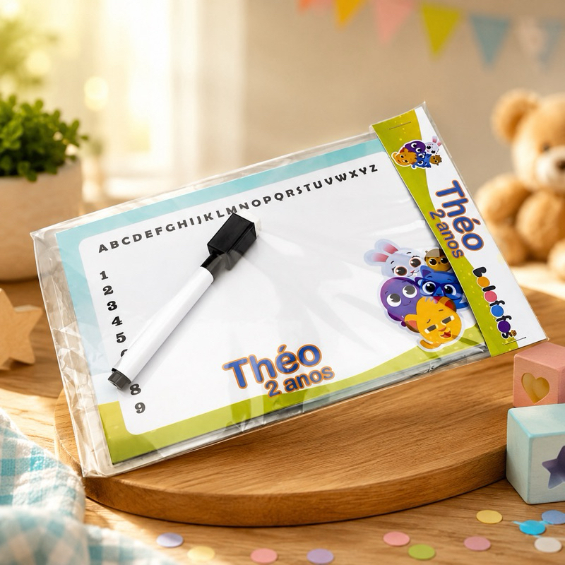 LEMBRANCINHA BOLOFOFO LOUSA MÁGICA + CANETA PERSONALIZADO/LEMBRANCINHA DE FESTA / ANIVERSÁRIO / MENINO BOLOFOFOS
