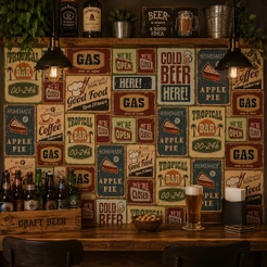 Azulejo Papel De Parede Adesivo Decorativo Para Cozinhas 5 Metros